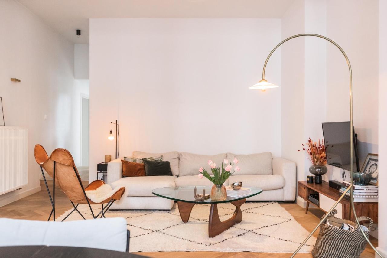 Traditional Chic, High Ceilings' Apt Aircos And Garage Antwerpen Eksteriør billede