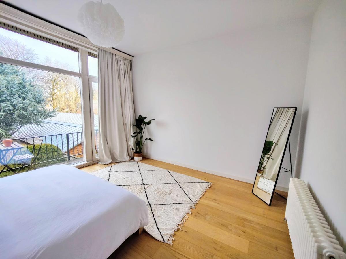 Traditional Chic, High Ceilings' Apt Aircos And Garage Antwerpen Eksteriør billede